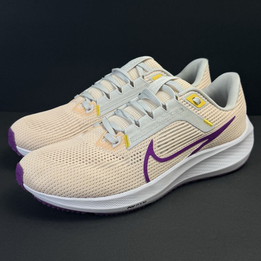 Nike Air Zoom Pegasus 40 Women’s 9.5 Guava Ice Purple Running Shoes DV3854